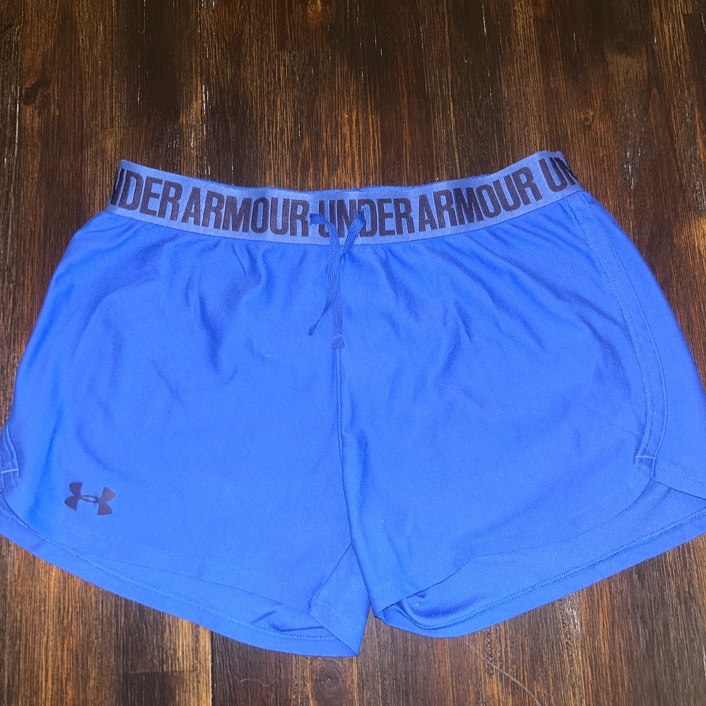 Under Armour Women's Vibrant Blue Athletic Shorts